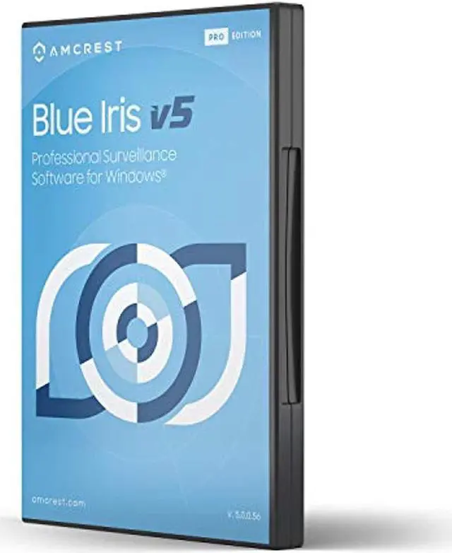 Alt view image 5 of 5 - Amcrest Blue Iris Professional Version 5 - Supports Many IP Camera Brands Including Amcrest, Zone Motion Detection, H.265 Compression Recording, E-Mail and SMS Text Messaging Alerts!(BLUEIRISCD-V5)