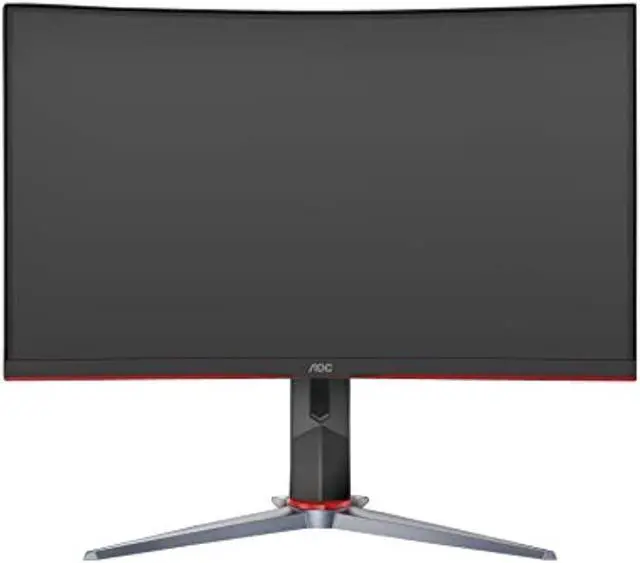 Alt view image 12 of 14 - AOC - G2 Series C27G2 27" LED Curved FHD FreeSync Premium Monitor (DisplayPort, HDMI, VGA) - Black/Red