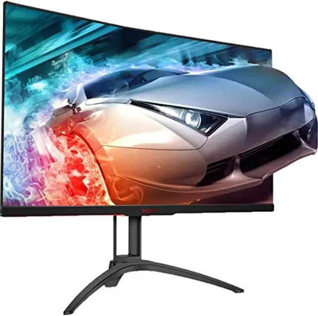 Alt view image 11 of 11 - AOC Agon AG323QCX2 32" (31.5" Viewable) 16:9 Curved 2560 x 1440 QHD 144Hz Gaming Monitor, Internal Speakers
