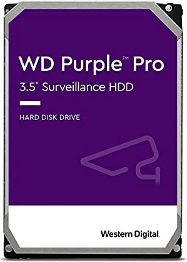Alt view image 2 of 19 - Western Digital 18TB Purple Pro Surveillance Internal Hard Drive - 7200RPM, SATA 6GB/s, 512MB Cache, 3.5" - WD181PURP