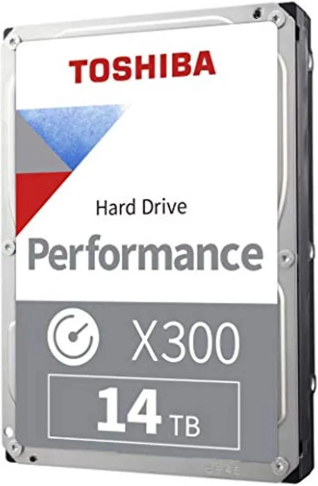 Main image of TOSHIBA X300 HDWR31EXZSTA 14TB 7200 RPM 512MB Cache SATA 6.0Gb/s 3.5" Desktop Internal Hard Drive Retail Packaging