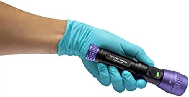Main image of tracer products opti-pro uv plus cordless, violet led flashlight