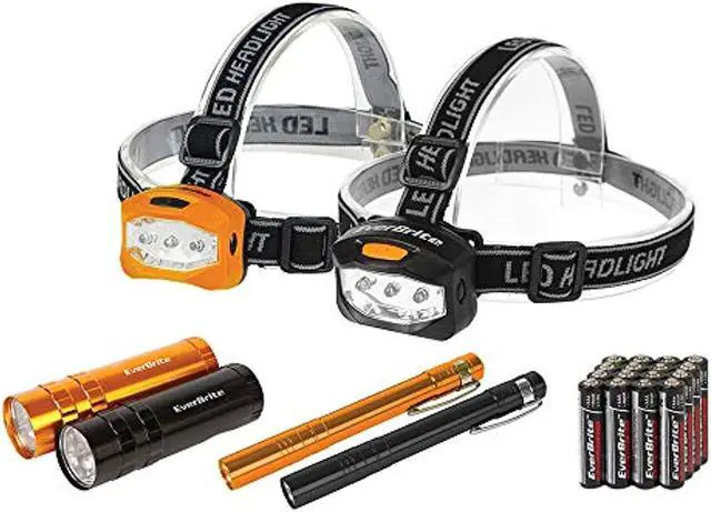 Main image of led flashlight, penlight and headlamp combo