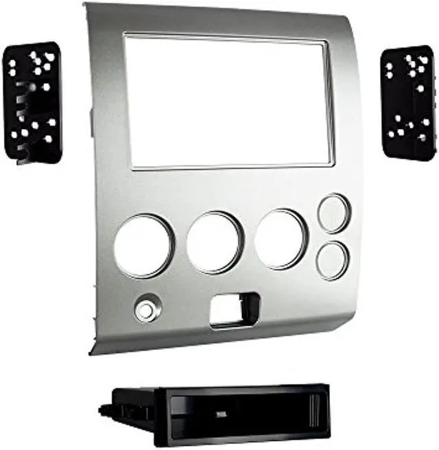 Alt view image 6 of 14 - Metra 99-7629S Single/Double DIN Dash Kit for Select 2004-07 Nissan Armada/Titan