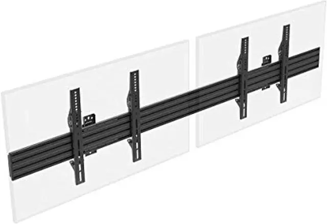 Alt view image 7 of 13 - Monoprice 2x1 Menu Board Wall Mount For Screens between 32in to 65in, Max Weight 66 lbs, VESA Patterns up to 600x400 - Commercial Series