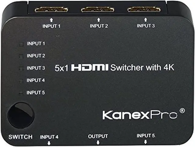 Alt view image 5 of 5 - KanexPro  SWHD5X14K  5x1 4K HDMI Switcher