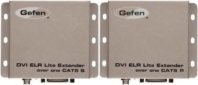 Alt view image 4 of 16 - Gefen EXT-DVI-1CAT5-SR DVI ELR Lite Extender over one CAT-5