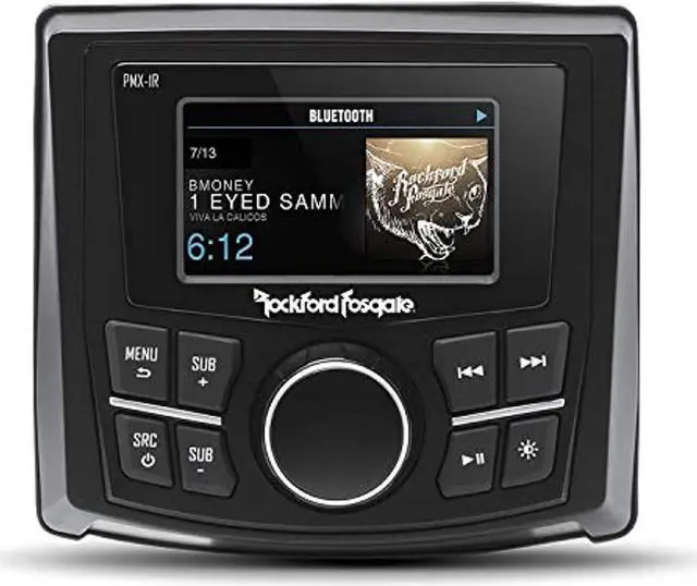 Alt view image 9 of 15 - Rockford Fosgate Punch Marine Full-Function Wired Remote Display