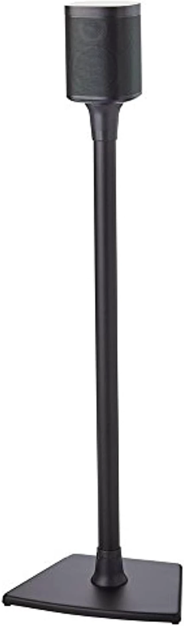 Alt view image 5 of 5 - Sanus Wireless Sonos Speaker Stand for Sonos One, PLAY:1, & PLAY:3 - Audio-Enhancing Design With Built-In Cable Management - Single Stand (Black) - WSS21-B1