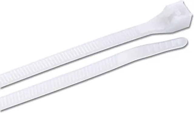 Alt view image 6 of 10 - Standard Cable Ties with Doublelock, 75 Lb Tensile Strength, 8 In, Natural, 1,000/Bag