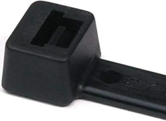 Alt view image 2 of 2 - HellermannTyton T120R0HSK2 High-Temp Cable Tie, 15.2" Long, UL Rated, 120lb Tensile Strength, PA66HS, Black, 50/pkg
