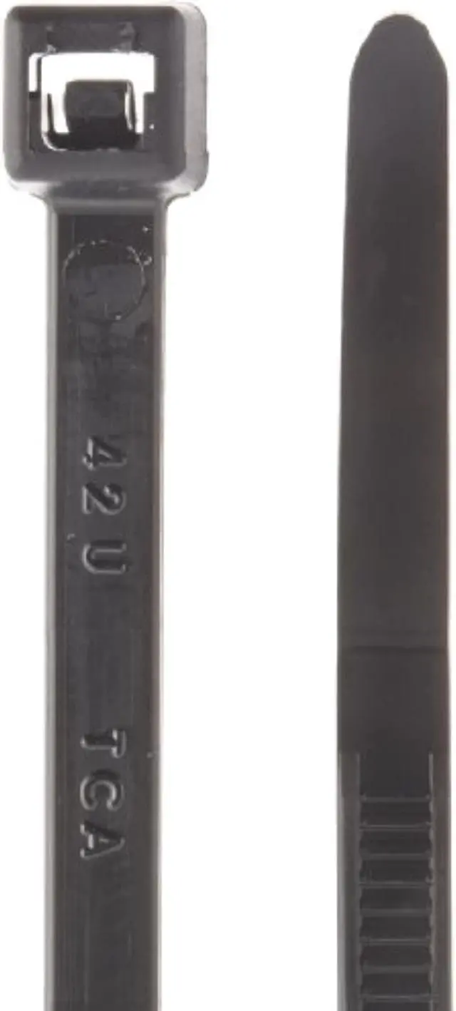 Alt view image 2 of 2 - HellermannTyton T50L0C2  Standard Cable Tie, 15.35" Long, UL Rated, 50lb Tensile Strength, PA66, Black, 100/pkg