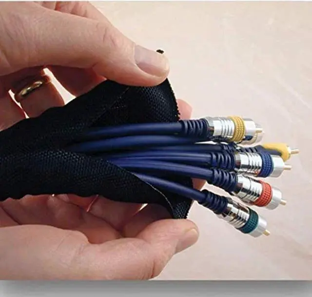 Alt view image 6 of 6 - American Recorder Technologies Snakeskin Cable Management 8 Feet Black 1 in.