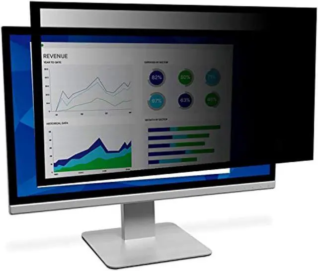 Alt view image 14 of 19 - 3m Framed Desktop Monitor Privacy Filter for 18.5" Widescreen Lcd, 16:9 PF185W9F