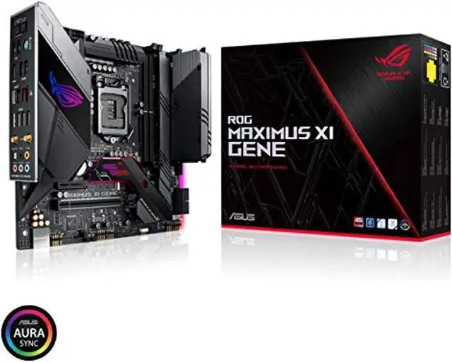 Alt view image 9 of 9 - ASUS ROG MAXIMUS XI GENE LGA 1151 (300 Series) Intel Z390 Micro ATX Intel Motherboard