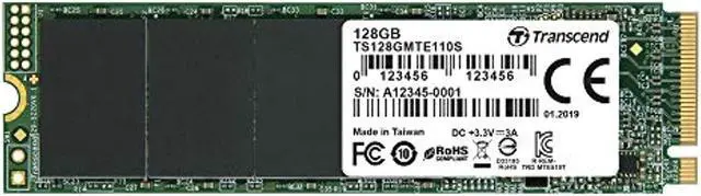 Alt view image 12 of 20 - TRANSCEND TS128GMTE110S 128GB TS128GMTE110S M.2 2280