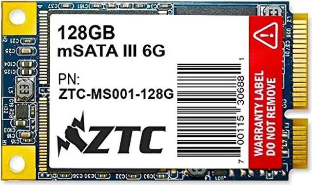 Alt view image 3 of 3 - 128GB ZTC Bulwark V2 mSATA 6G 50mm Solid State Disk - ZTC-MS001-128G