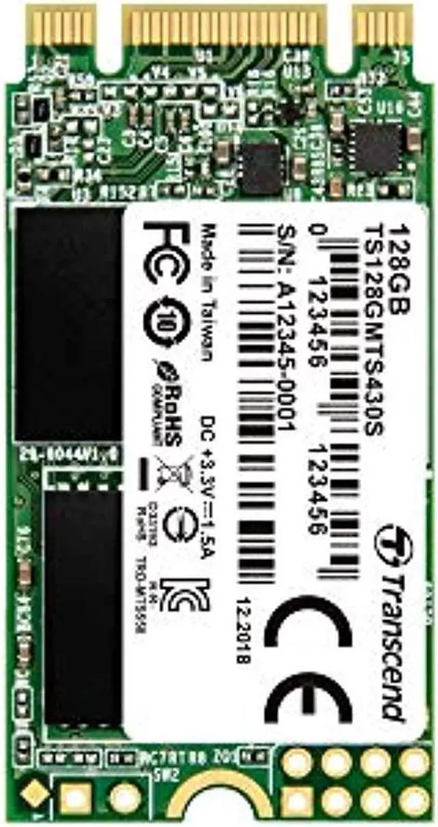 Alt view image 14 of 20 - Transcend TS128GMTS430S 430S 128GB m.2 2242 SATA Internal Solid State Drive