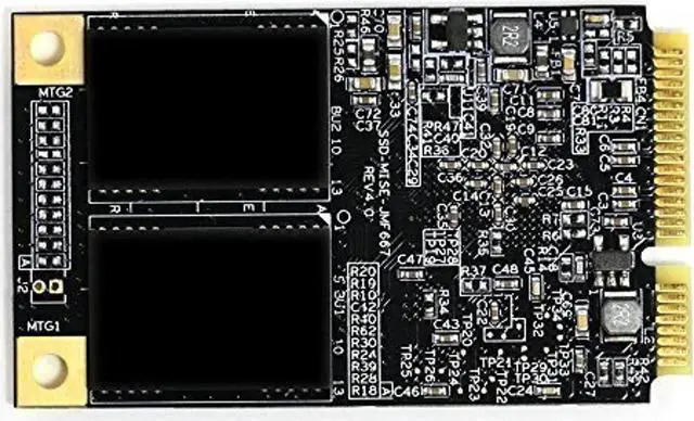 Alt view image 5 of 8 - Biwin® 128GB MLC Sync NAND flash with super DRAM cache mSATA Internal Solid State Drive SSD.