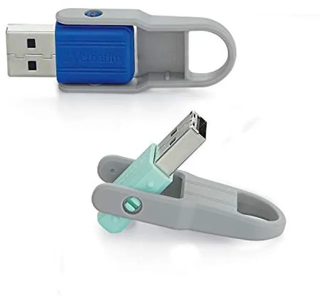 Alt view image 7 of 12 - VERBATIM 70061 32GB Store n Flip USB BlueMint