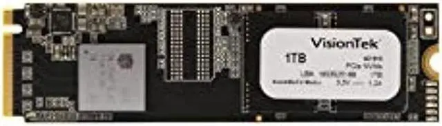 Alt view image 4 of 7 - VisionTek - 901304 - VisionTek PRO XMN 1 TB Solid State Drive - M.2 Internal - PCI Express NVMe (PCI Express NVMe 3.0 x4) - 2110 MB/s Maximum Read Transfer Rate - 3 Year Warranty