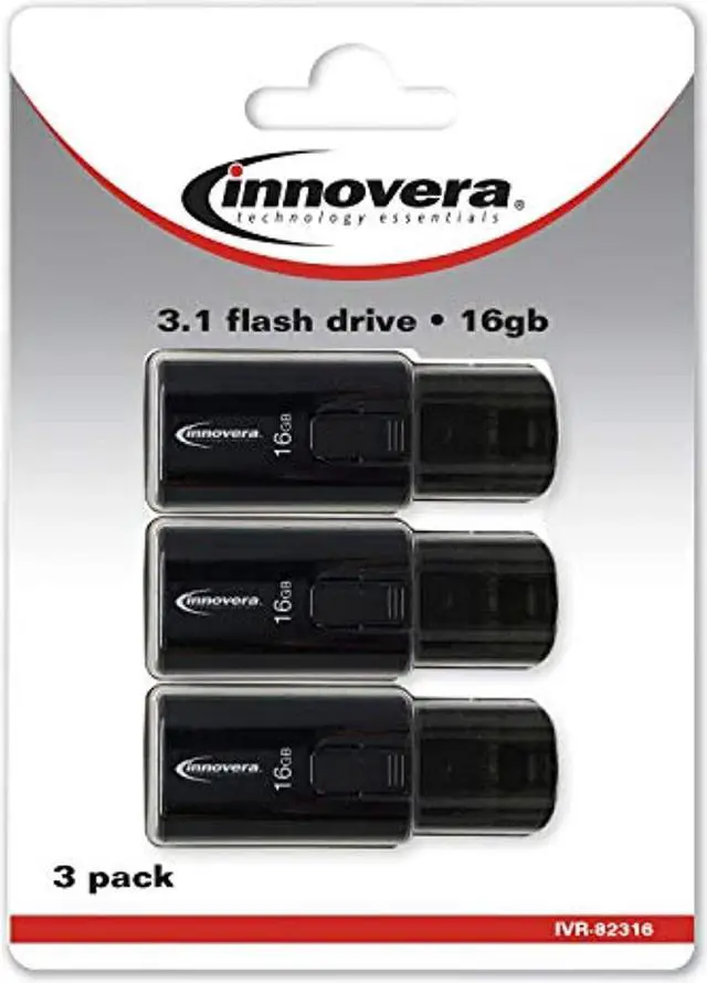 Alt view image 5 of 20 - Innovera USB 3.0 Flash Drive 16 GB 3/Pack 82316