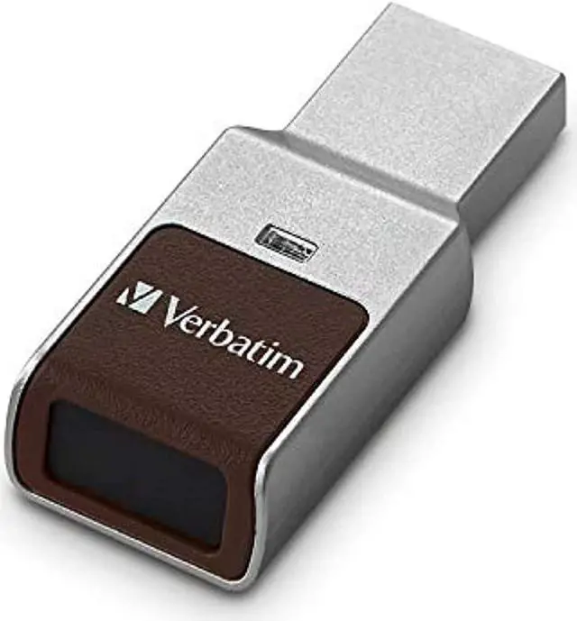 Alt view image 11 of 16 - VERBATIM CORPORATION 70369 128GB FINGERPRINT SECURE SILVER
