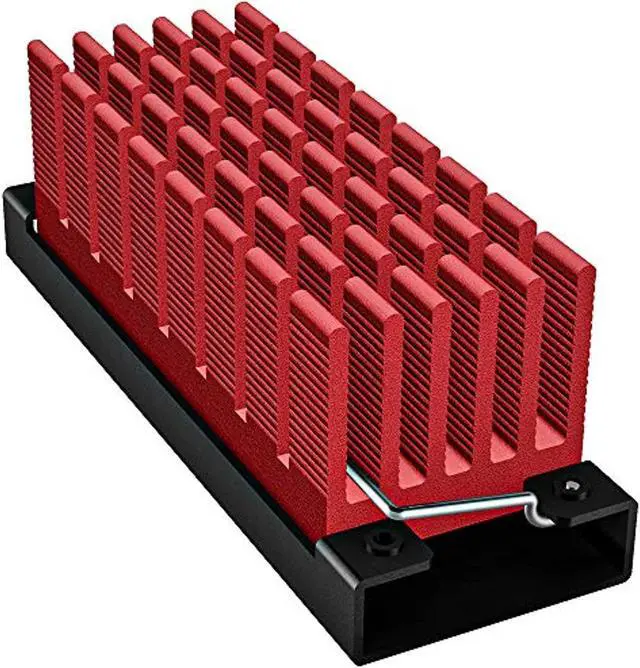 Main image of archgon SSD Heatsink for PCIe SSD m.2 2280 SSD nvme SSD for workstation server rugged computer ipc industrial computer gaming pc use (red)(HS-0130-R)