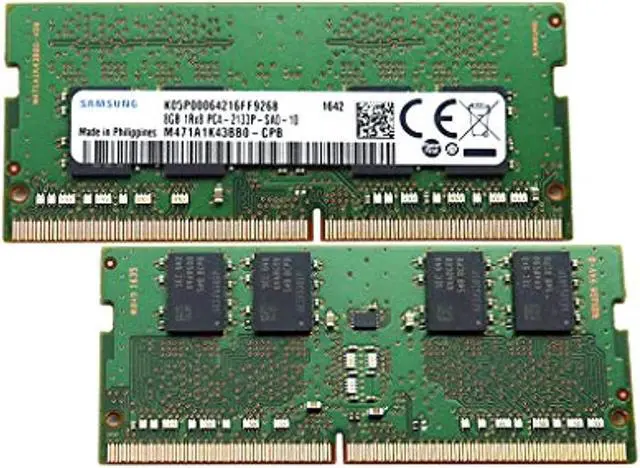 Alt view image 3 of 3 - M471A1K43BB0 Samsung 16GB 2X8GB DDR4 PC4-17000 1RX8 2133MHZ 1.2V Memory KIT M471A1K43BB0-CPB Laptop Memory