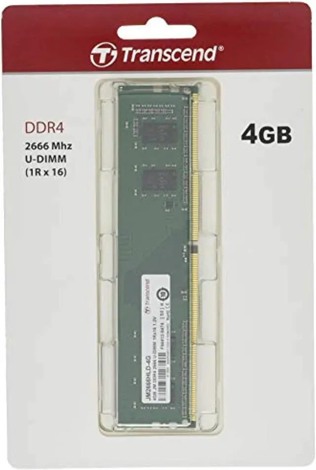 Alt view image 4 of 5 - 4GB Transcend JetRAM DDR4 2666MHz PC4-21300 CL19 Desktop Memory Module
