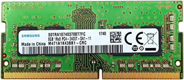 Main image of m471a1k43bb1-crc samsung 8gb pc4-19200 ddr4-2400mhz so-dimm memory