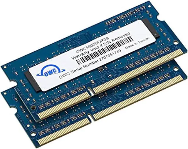 Alt view image 6 of 14 - OWC 12GB ( 8+4GB ) PC3-12800 DDR3L 1600MHz SODIMM 204 Pin Memory Upgrade Kit for 2012 MacBook Pro 13" & 15" models . Model OWC1600DDR3S12S