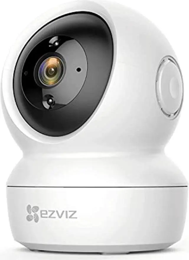 Main image of ezviz indoor security camera 1080p, wi-fi dome surveillance, night vision, motion detection, auto tracking baby/elder/pet, cloud storage/sd slot, 2-way audio, works with alexa,google (c6n)