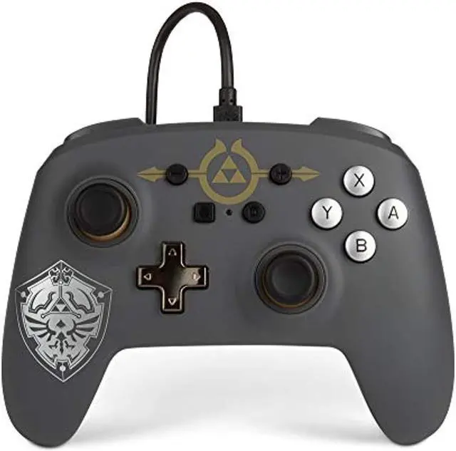 Alt view image 6 of 9 - Power A NSWCONZELSHL Zelda Hylian Shield Wired Controller