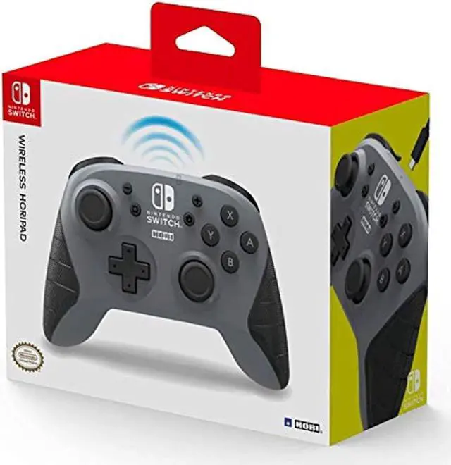 Alt view image 2 of 3 - HORI Nintendo Switch HORIPAD Wireless Pro Controller - Gray