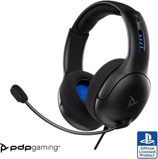 Alt view image 4 of 17 - PDP - LVL50 Wired Stereo Gaming Headset - Playstation 4 (051-099-NA-BK)