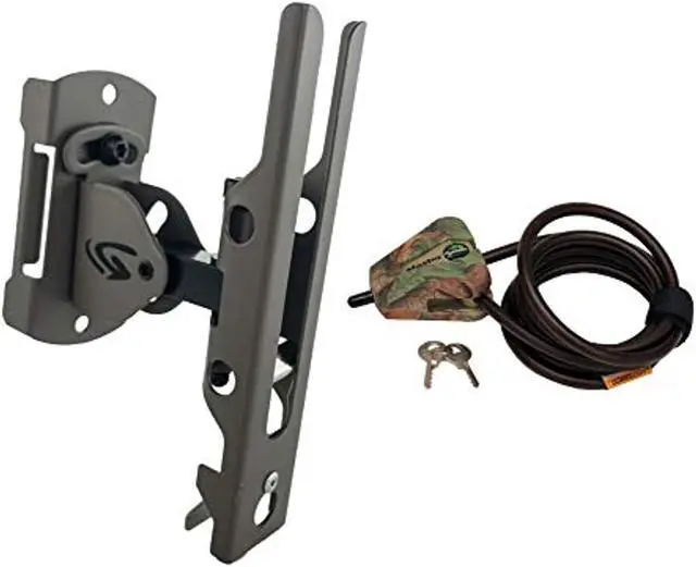 Alt view image 6 of 8 - Cuddeback Genius Pan Tilt Lock Universal Trail Camera Mount and Cable Lock Kit