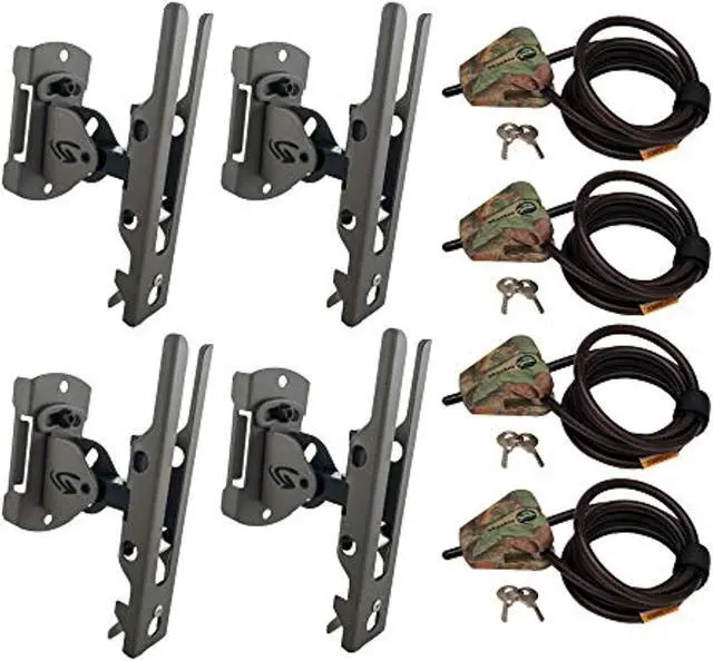 Alt view image 6 of 8 - Cuddeback Genius Universal Trail Camera Mount and Cable Lock Kit (4-Pack)