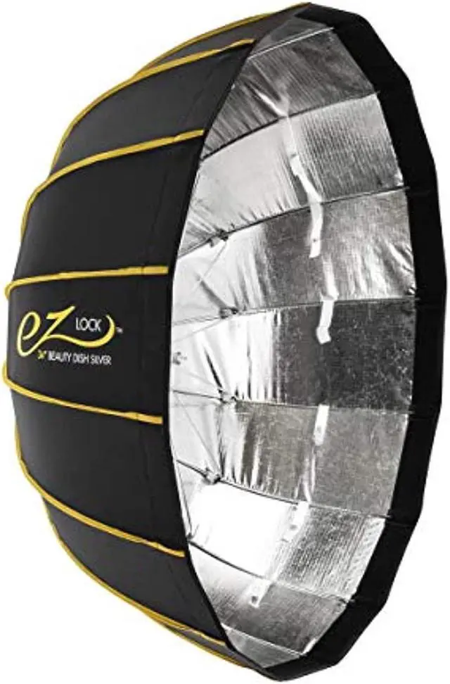 Alt view image 3 of 9 - Glow EZ Lock Collapsible Silver Beauty Dish (34") #EZ-BD-34S