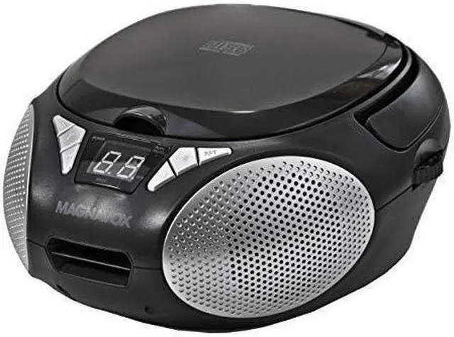 Alt view image 18 of 18 - Magnavox CD Boombox with AM/FM Stereo Radio in Black (MD6924)