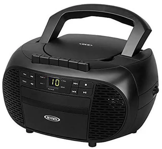 Alt view image 4 of 9 - JENSEN CD550 BOOMBOX,CD,CASSETTE,AM/FM