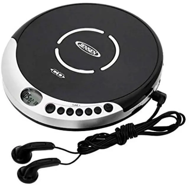 Alt view image 3 of 4 - JENSEN CD-60R Portable CD Player with Bass Boost