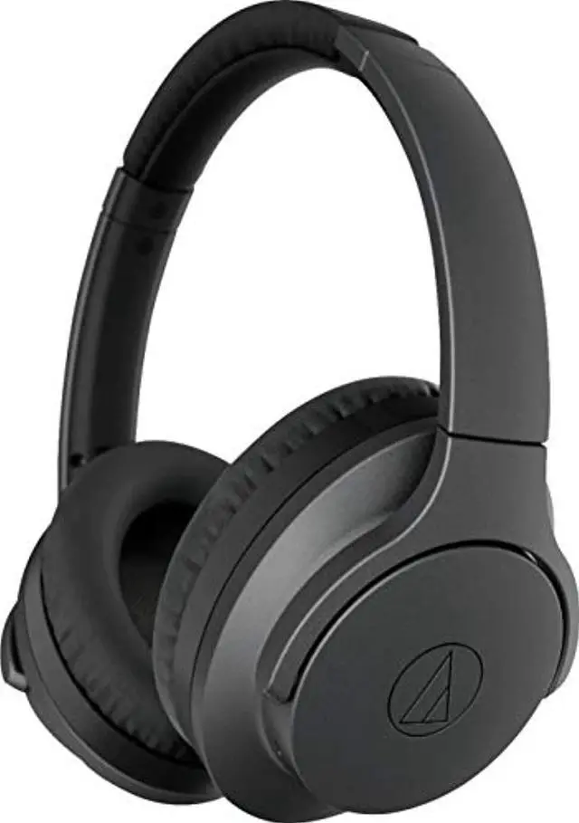 Alt view image 9 of 20 - Audio-Technica Black ATH-ANC700BTBK 3.5 mm (1/8") stereo mini-plug, L-shaped Connector QuietPoint Wireless Active Noise-Cancelling Headphones