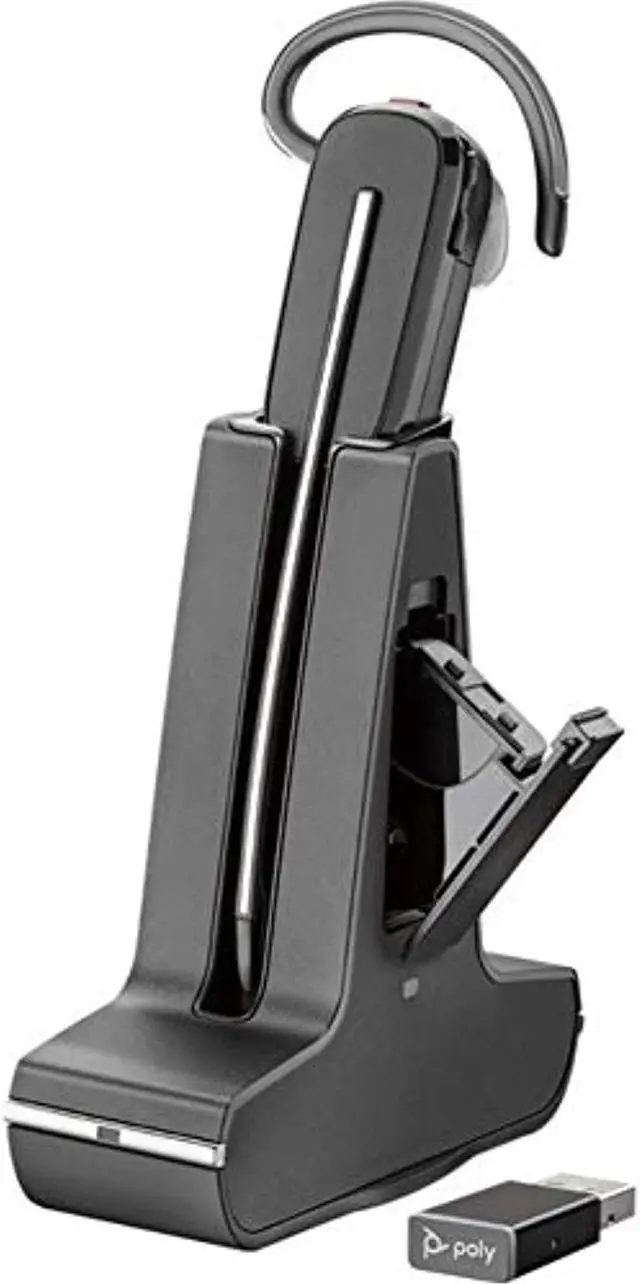 Alt view image 7 of 9 - PLANTRONICS 211204-01 Savi 8245 UC, S8245-M C, D200 USB-A, Unlimited TT, CONV, MOC, DECT 6.0, NA