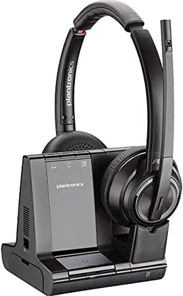 Alt view image 5 of 7 - Plantronics Savi W8220M Binaural Wireless Headset 207326-01