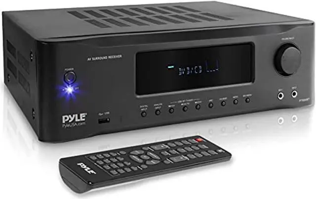 Alt view image 9 of 10 - Pyle PT694BT Bluetooth 5.2 Channel 1000 Watt Home Theater Audio/Video Receiver