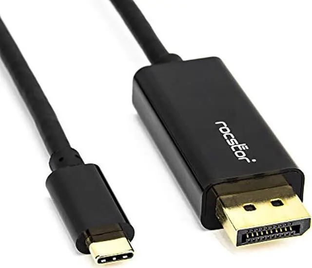 Alt view image 10 of 12 - Rocstor Y10C167-B1 6Ft Usb-C To Displayport M/M 4K Supports Up To 4K 30Hz Black
