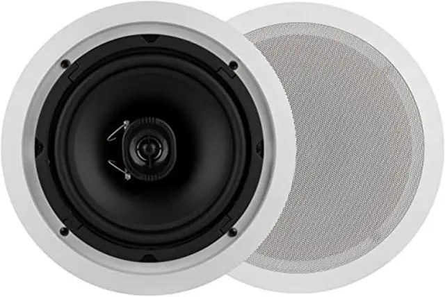 Alt view image 4 of 4 - Dayton Audio CS820CT 8" 2-Way 70V Ceiling Speaker Pair 300-405