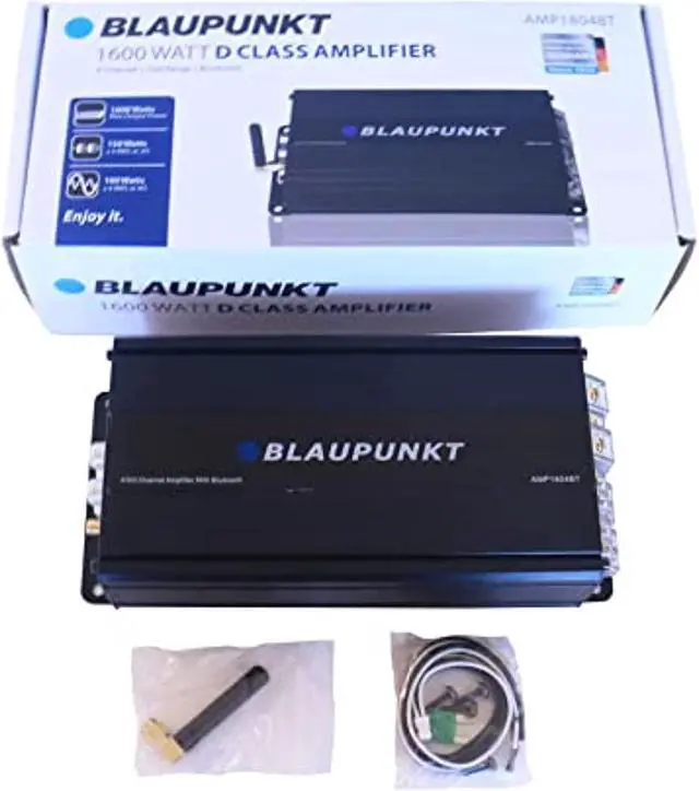 Alt view image 3 of 6 - Blaupunkt AMP1804BT Car Audio 4-channel Class D Amplifier With Bluetooth