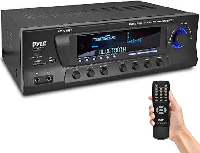 Alt view image 15 of 20 - PYLE PT272AUBT HYBRID AMPLIFIER RECEIVER